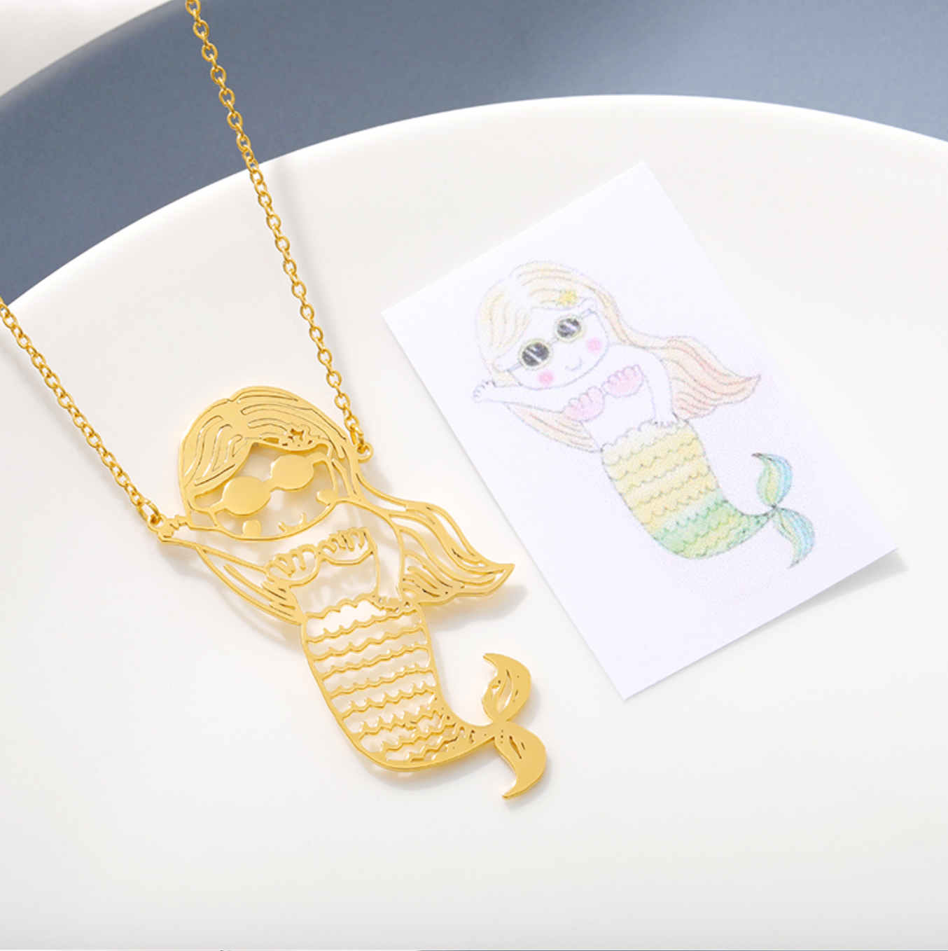 Children's Drawing Necklace