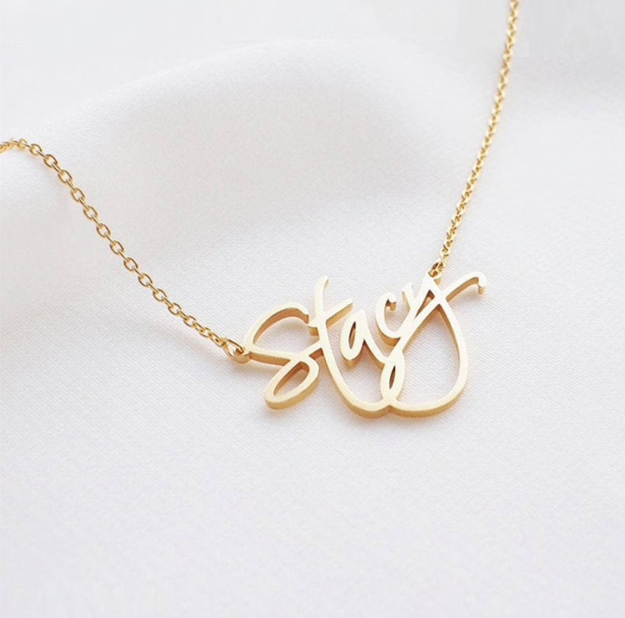 Personalized Cursive Necklace