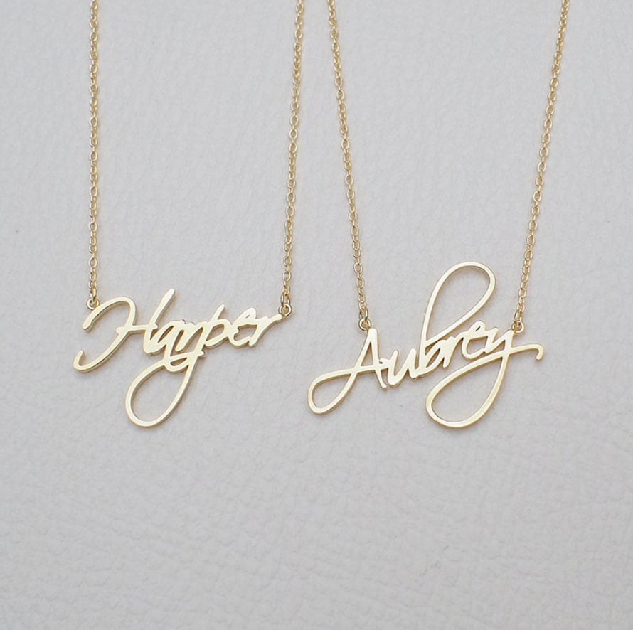 Personalized Cursive Necklace