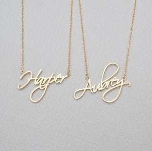 Personalized Cursive Necklace