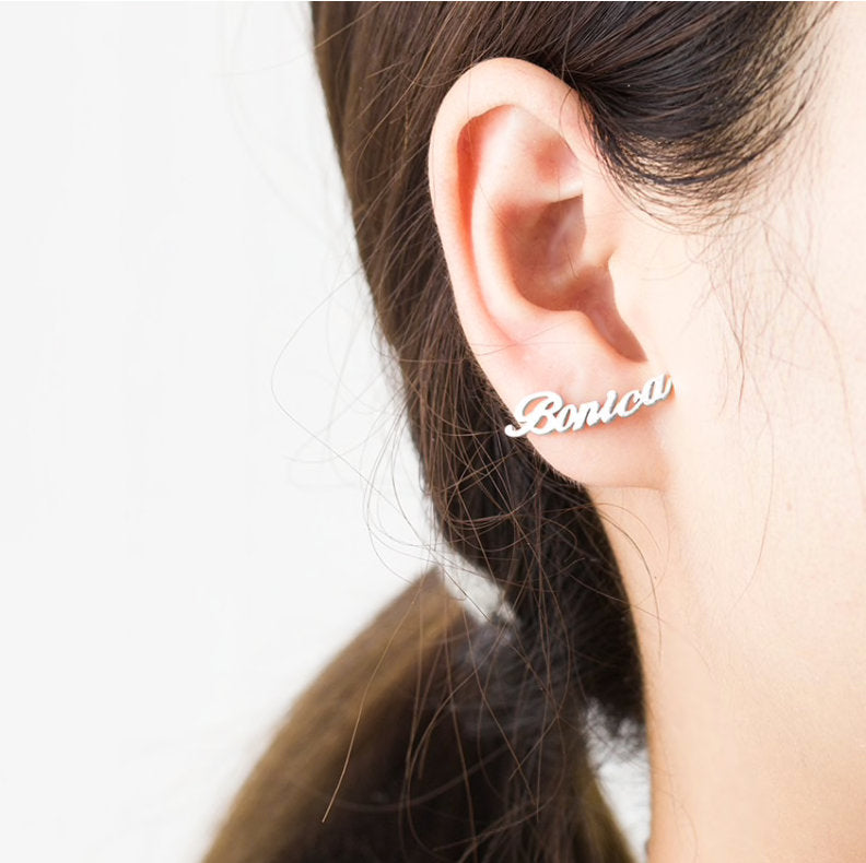 Personalized Stud Earrings