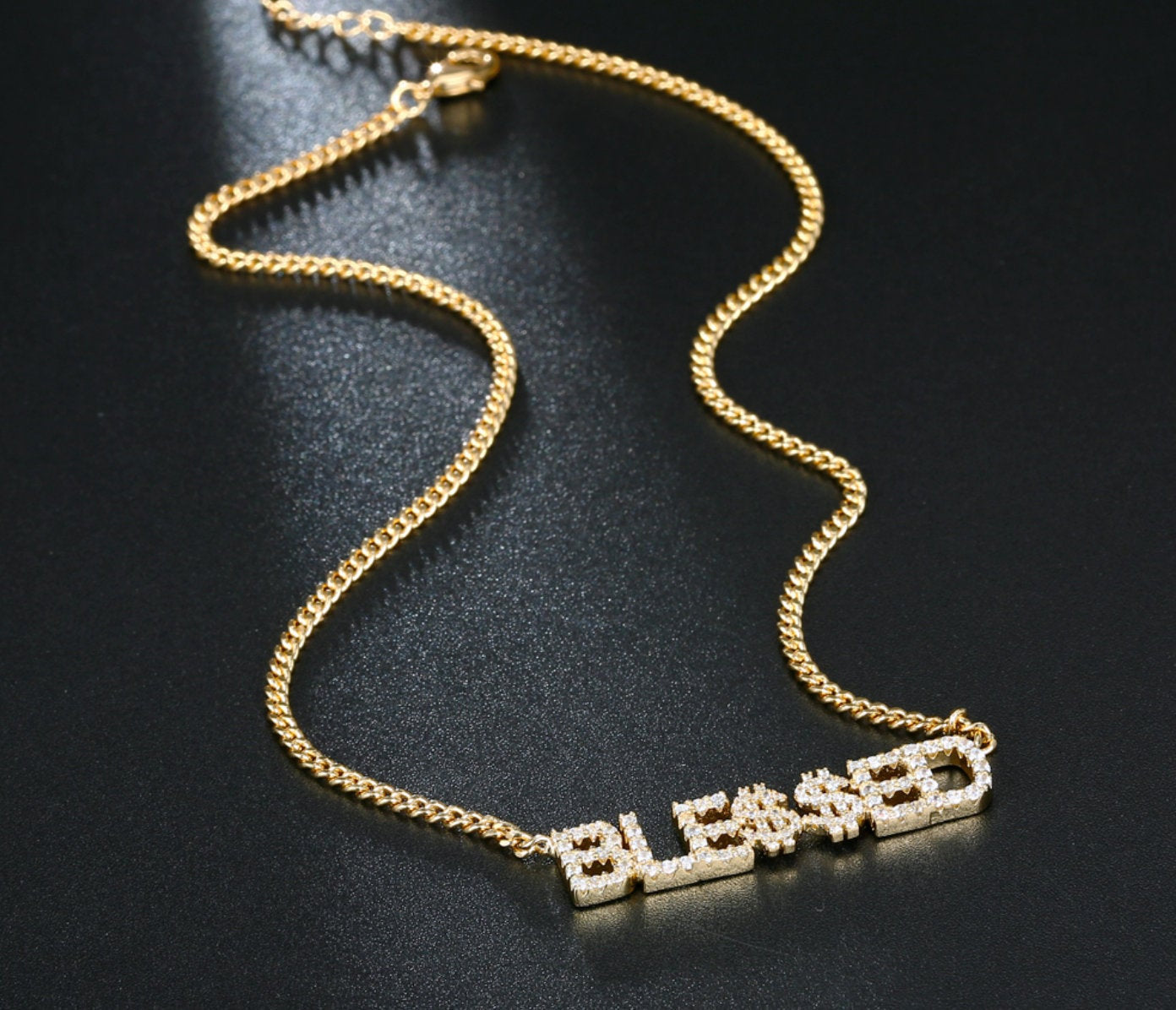 Personalized CZ Necklace