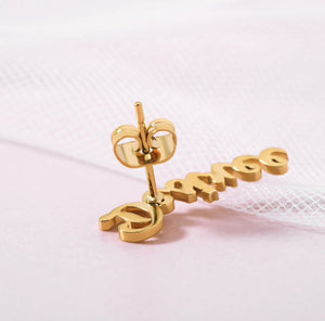 Personalized Stud Earrings