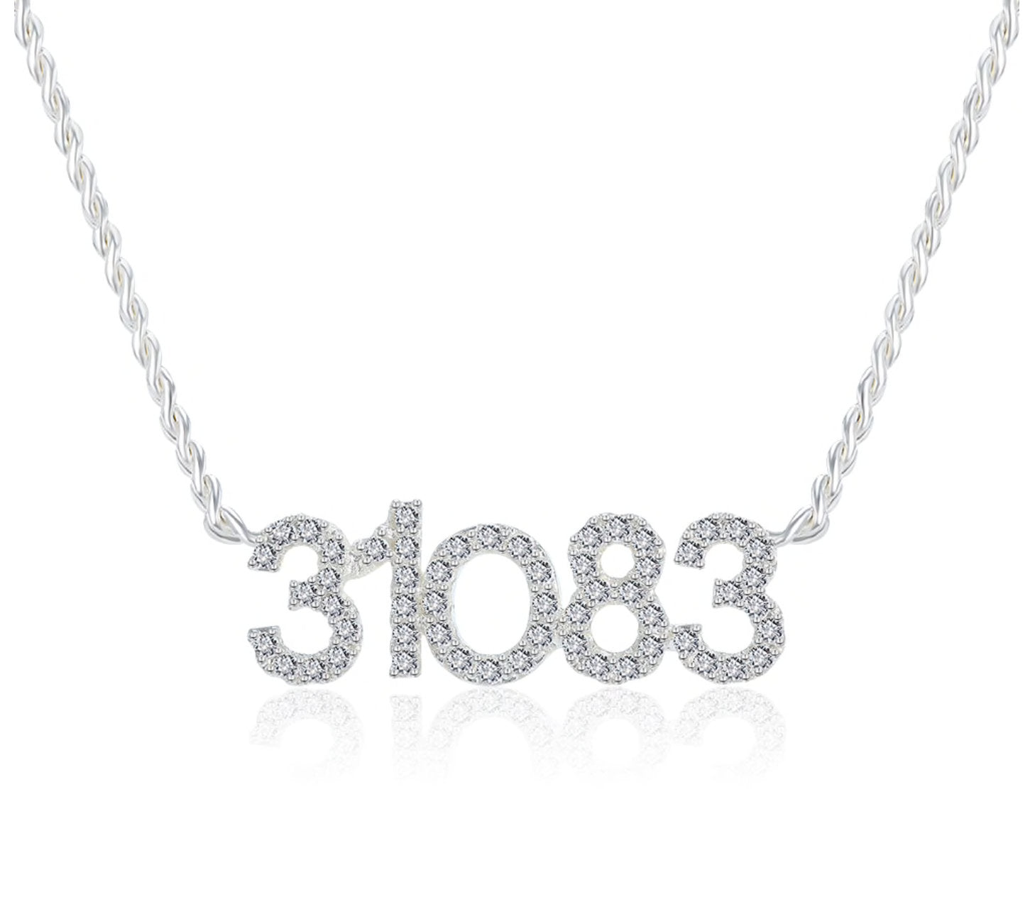 Personalized CZ Necklace