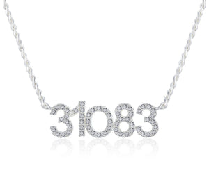 Personalized CZ Necklace