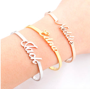 Personalized Name Bangle